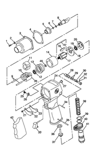 Figure 0 Diagram and Parts List for CP6300RSR  Chicago Pneumatic Wrench